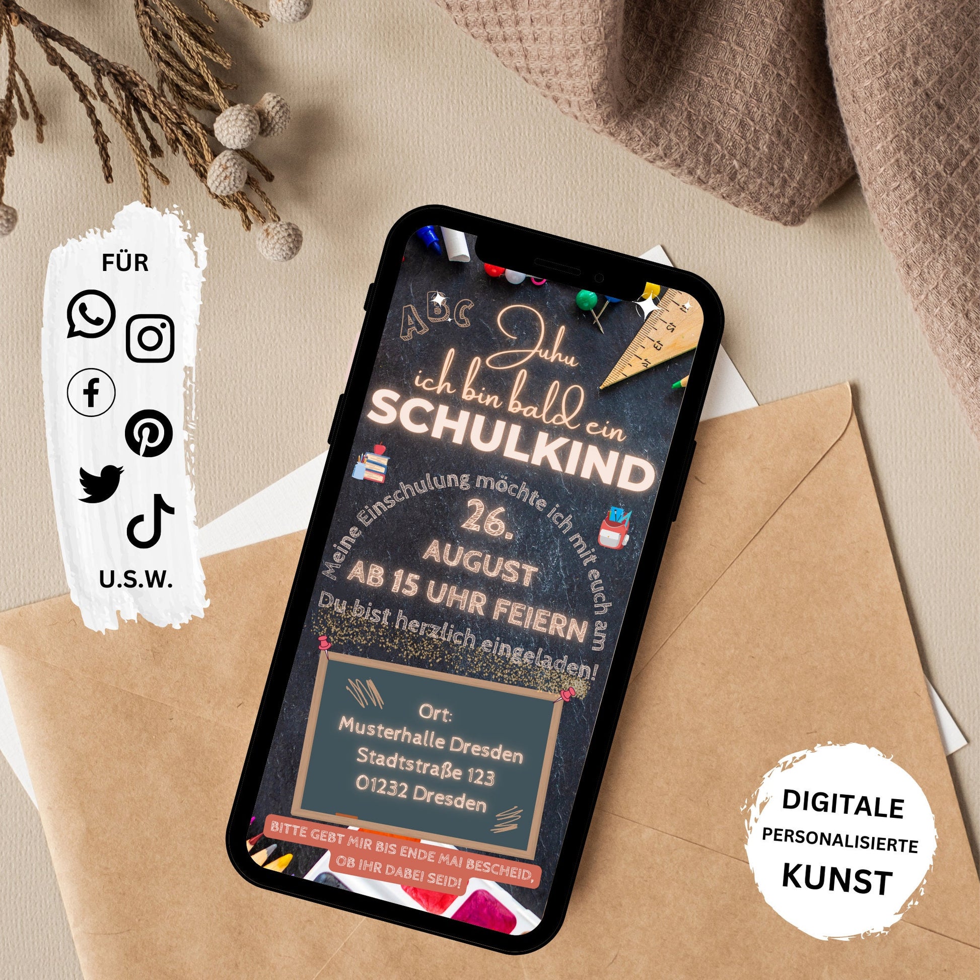 eCARD - Animierte Einladung Schuleinführung - eCARD4you