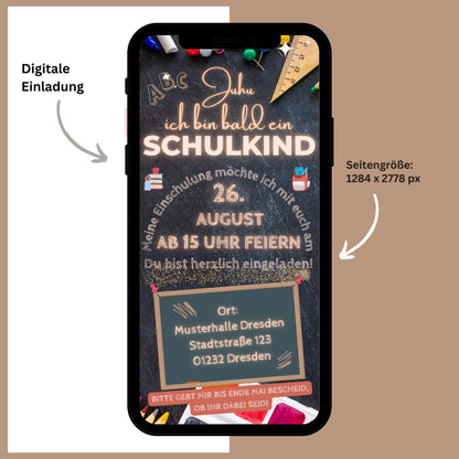 eCARD - Animierte Einladung Schuleinführung - eCARD4you