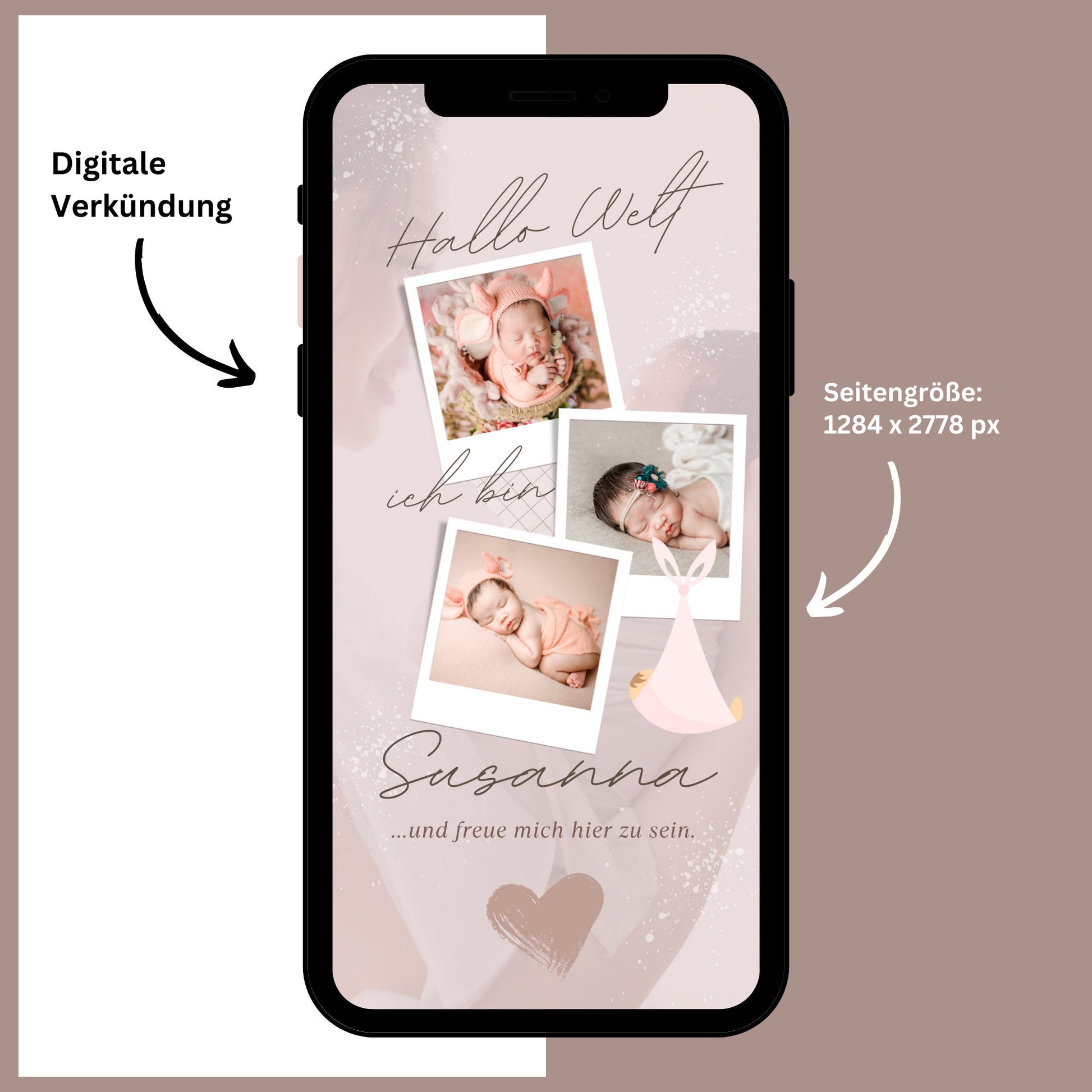 eCARD - Animierte Verkündung Geburt - eCARD4you