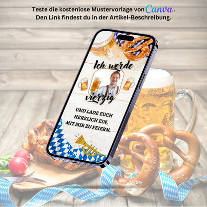 eCARD - Oktoberfest Einladungskarte Geburtstag