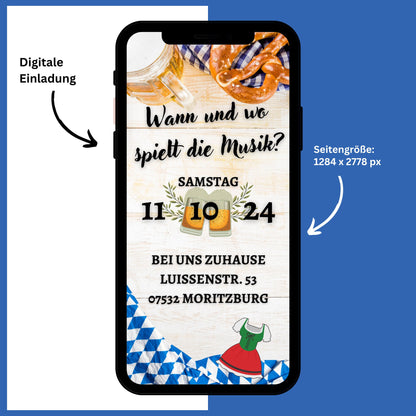 eCARD - Oktoberfest Einladungskarte Geburtstag