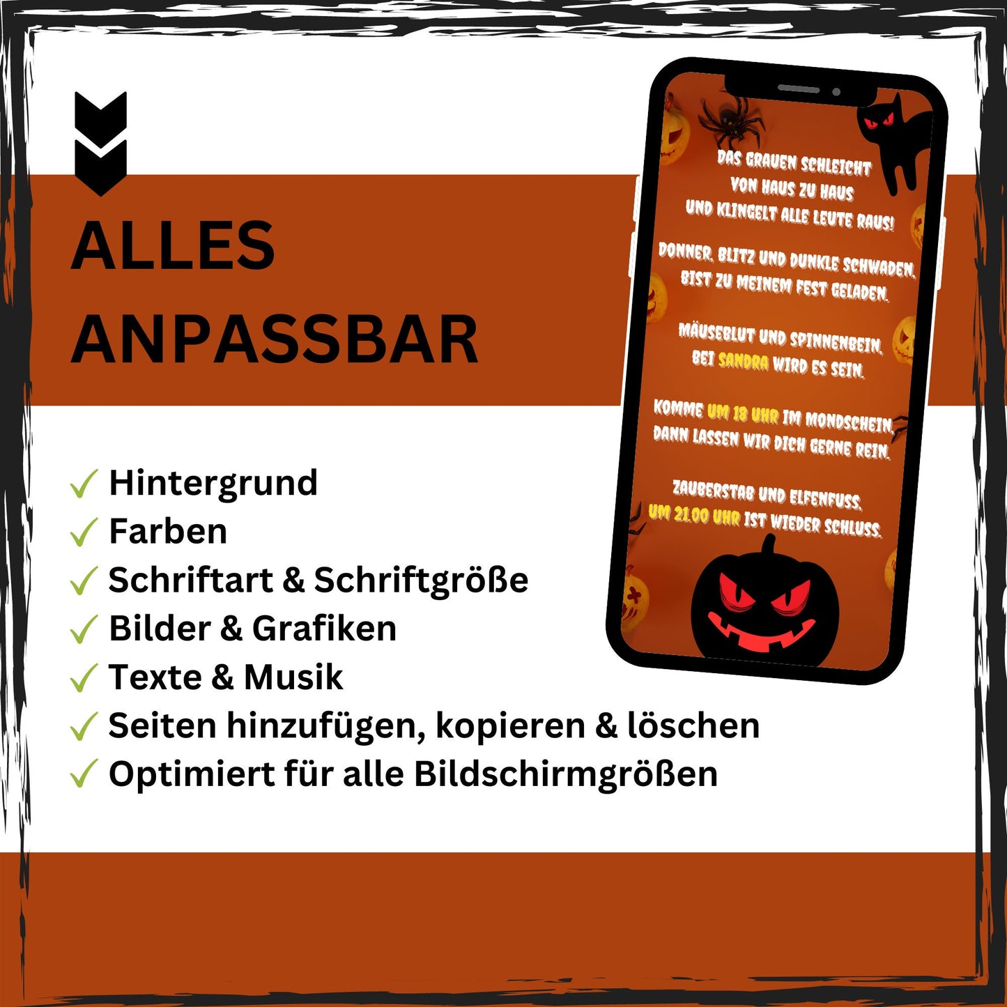 eCARD - Animierte Halloween Einladungskarte