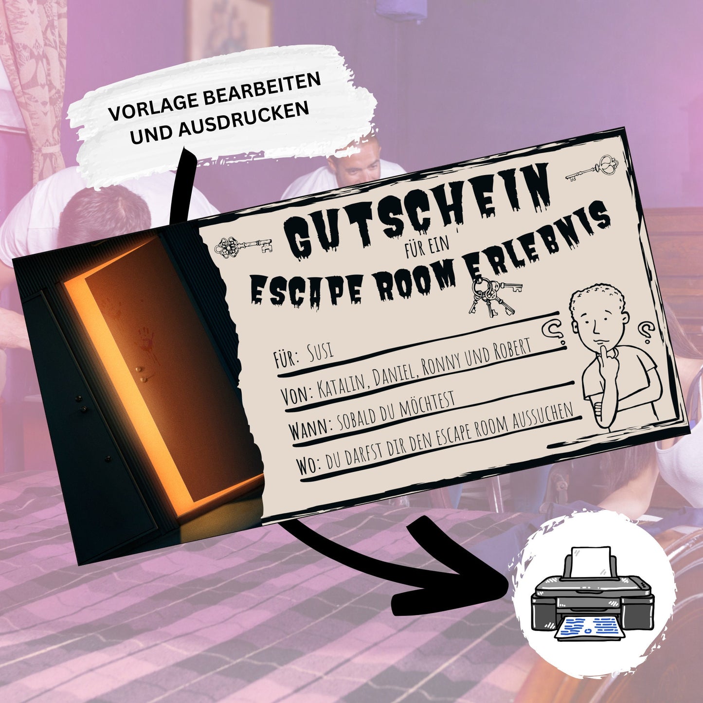 Gutschein - Escape Room Geschenkgutschein