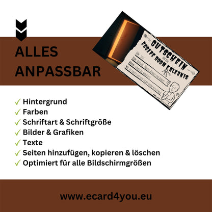 Gutschein - Escape Room Geschenkgutschein