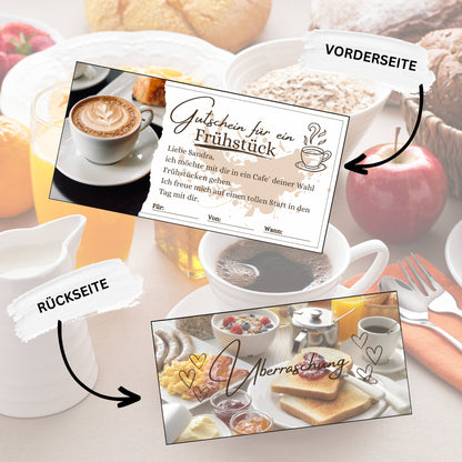 Gutschein - Frühstück Brunch Geschenkgutschein