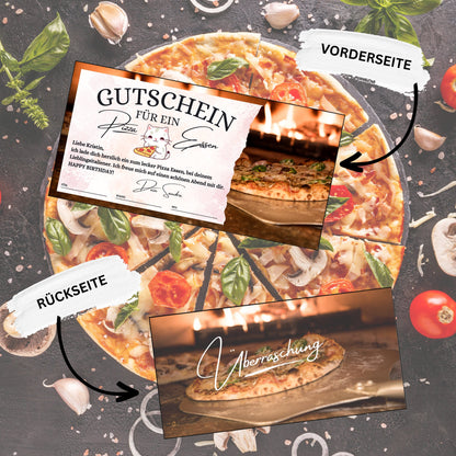 Gutschein - Pizza Essen Geschenkgutschein