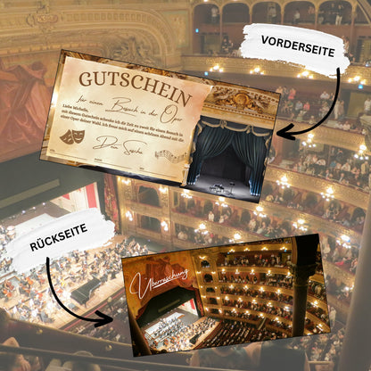 Gutschein - Oper Konzert Theaterbesuch Geschenkgutschein