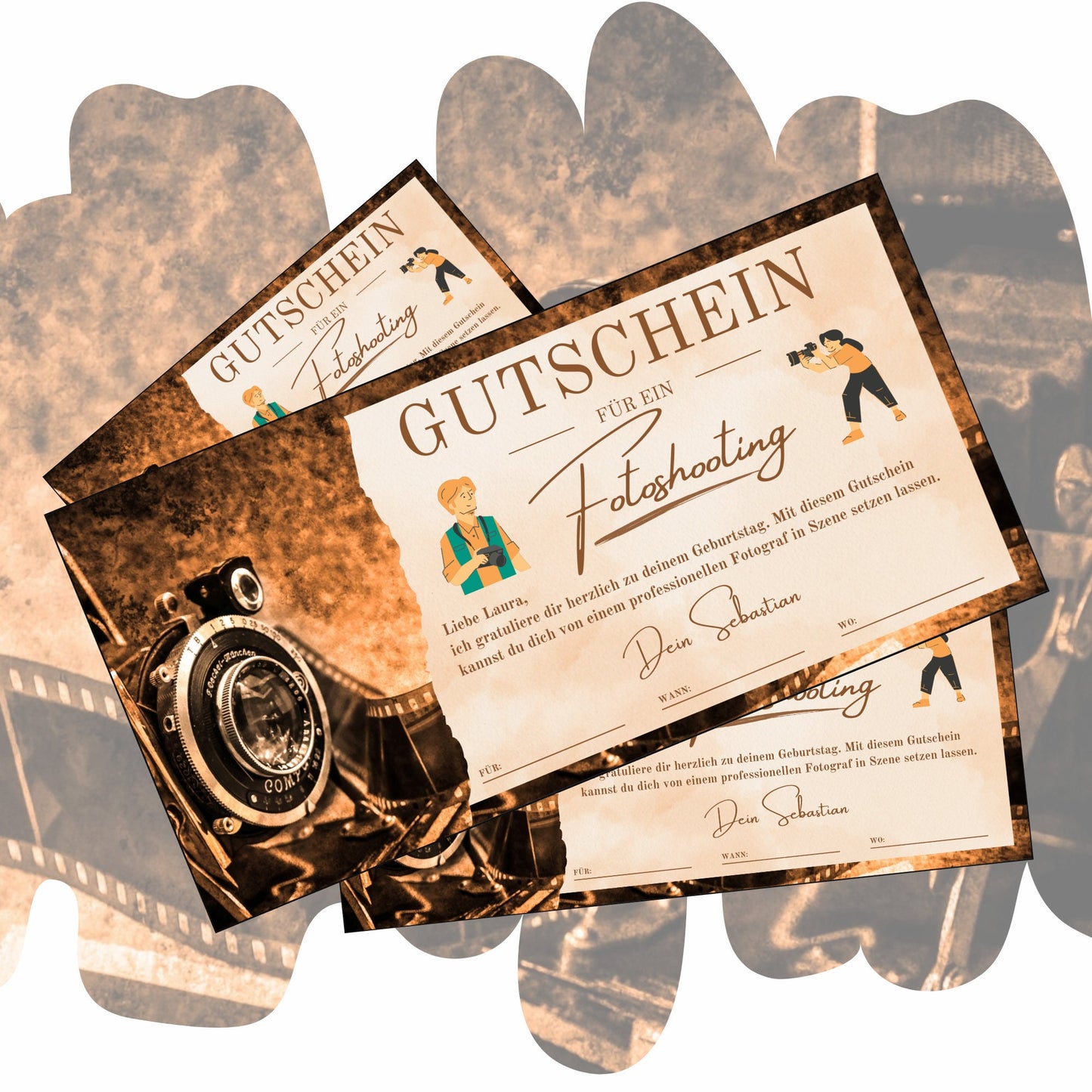 Gutschein - Fotoshooting Geschenkgutschein Geburtstag