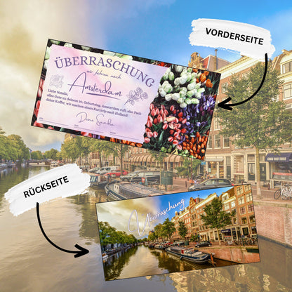 Gutschein - Städtetrip Amsterdam Reisegutschein