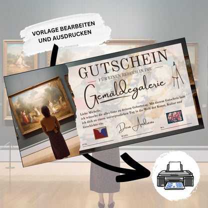 Gutschein - Gemäldegalerie Kunstmuseum Ausstellung