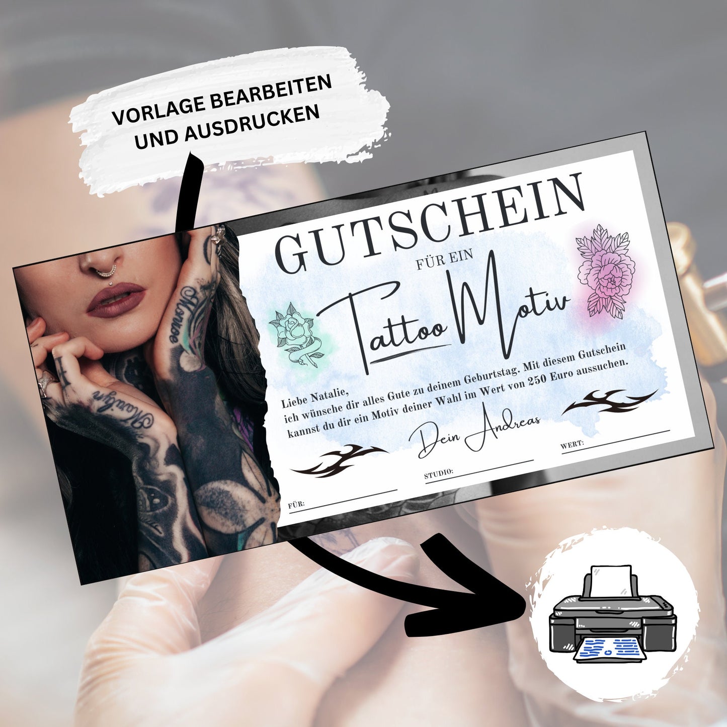 Gutschein - Tattoo Studio Geschenkgutschein