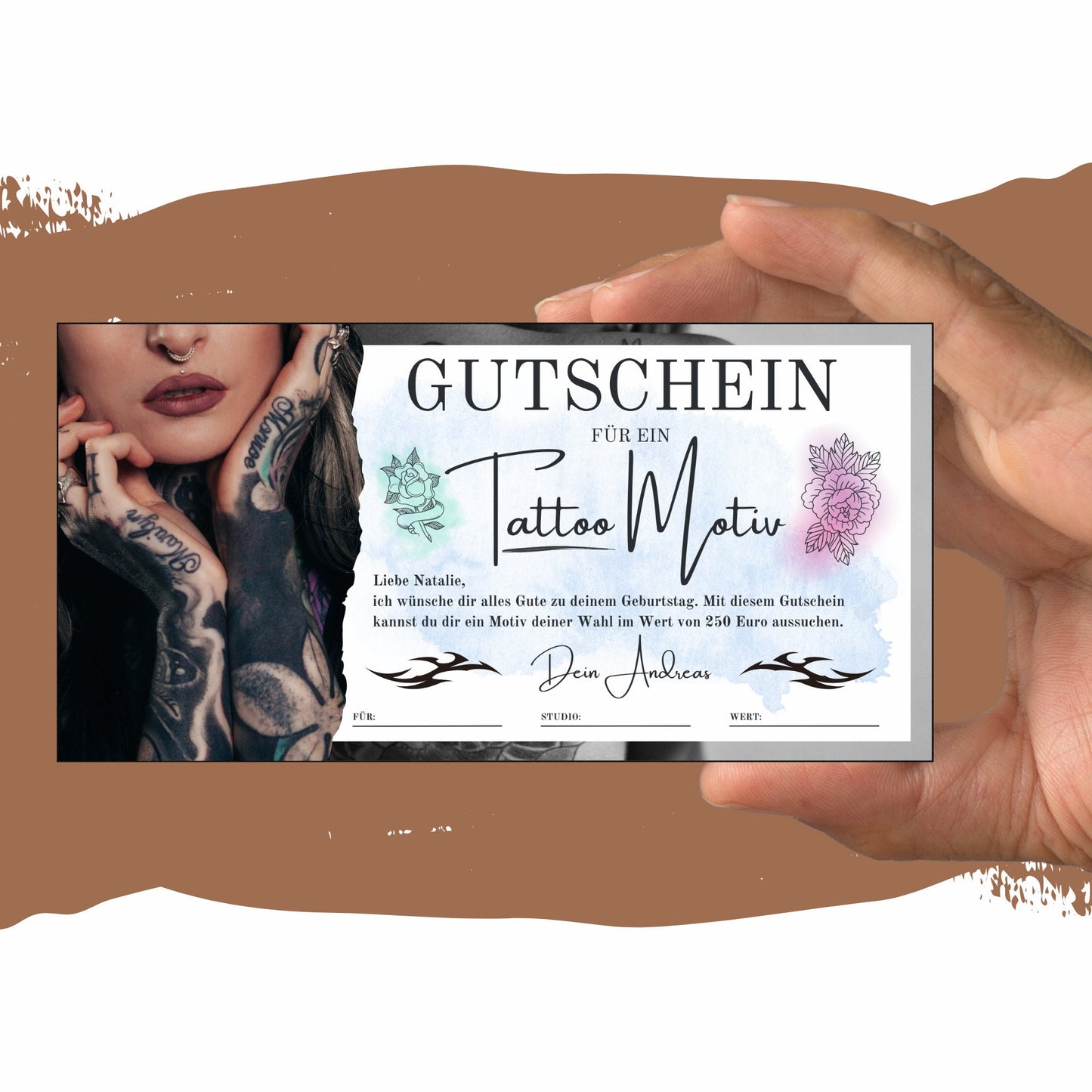 Gutschein - Tattoo Studio Geschenkgutschein