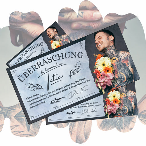 Gutschein - Tattoo Studio Geschenkgutschein