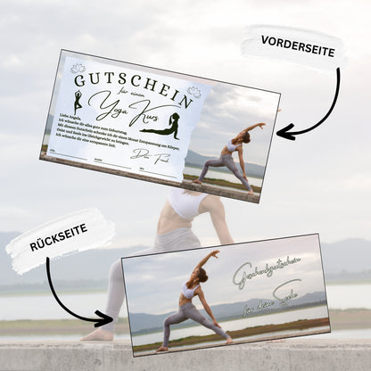 Gutschein - Entspannungskurs Yoga Geschenkgutschein