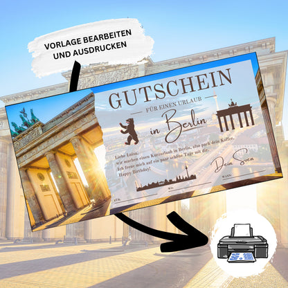 Gutschein - Städtetrip Berlin Reisegutschein