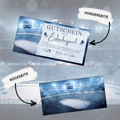 Gutschein - Eishockey Spiel Erlebnisgutschein