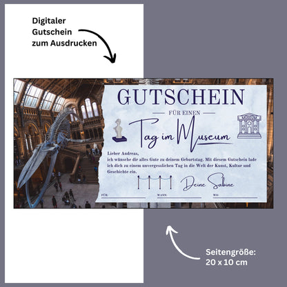 Gutschein - Museumsbesuch Naturhistorisches Museum