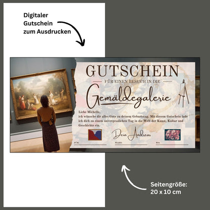 Gutschein - Gemäldegalerie Kunstmuseum Ausstellung