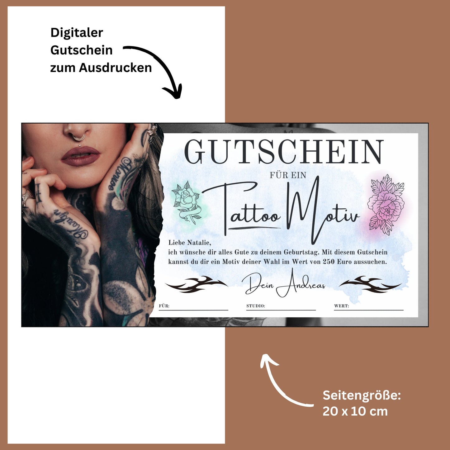 Gutschein - Tattoo Studio Geschenkgutschein