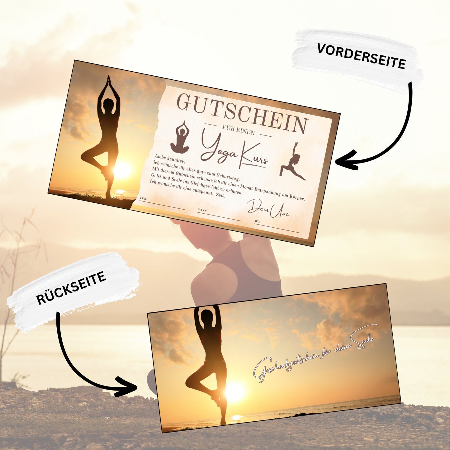 Gutschein - Entspannungskurs Yoga Geschenkgutschein