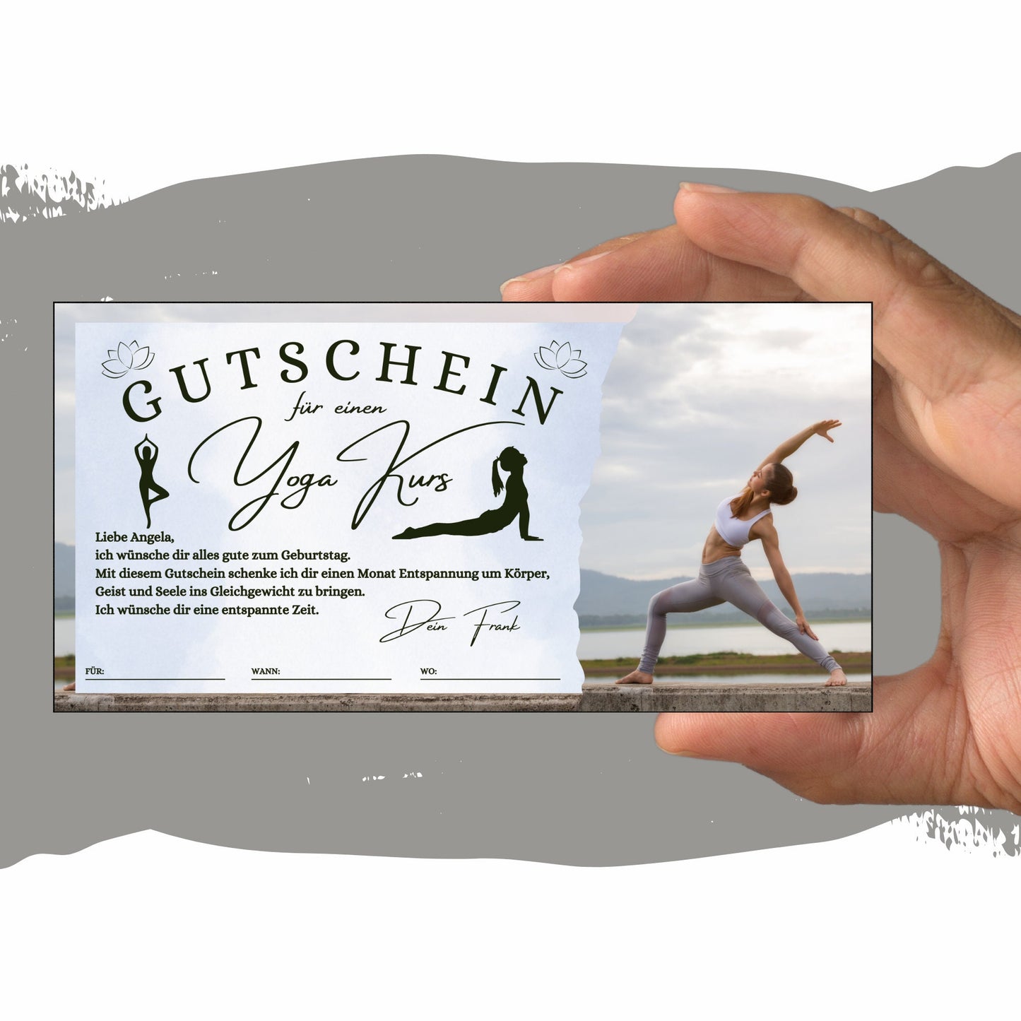 Gutschein - Entspannungskurs Yoga Geschenkgutschein