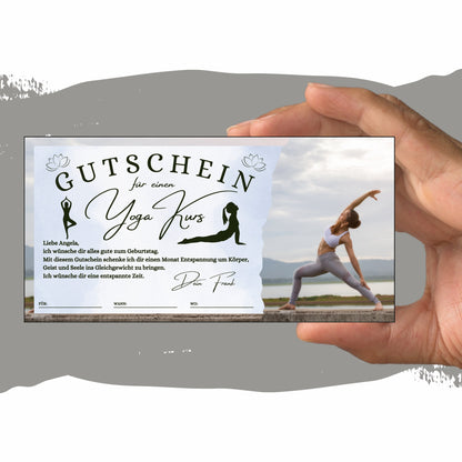 Gutschein - Entspannungskurs Yoga Geschenkgutschein