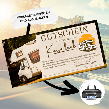 Gutschein - Campingtrip Erlebnisgutschein