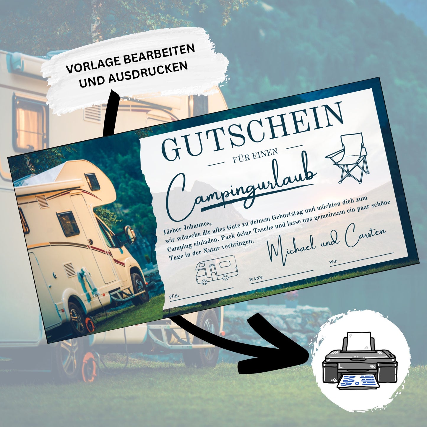 Gutschein - Campingtrip Erlebnisgutschein