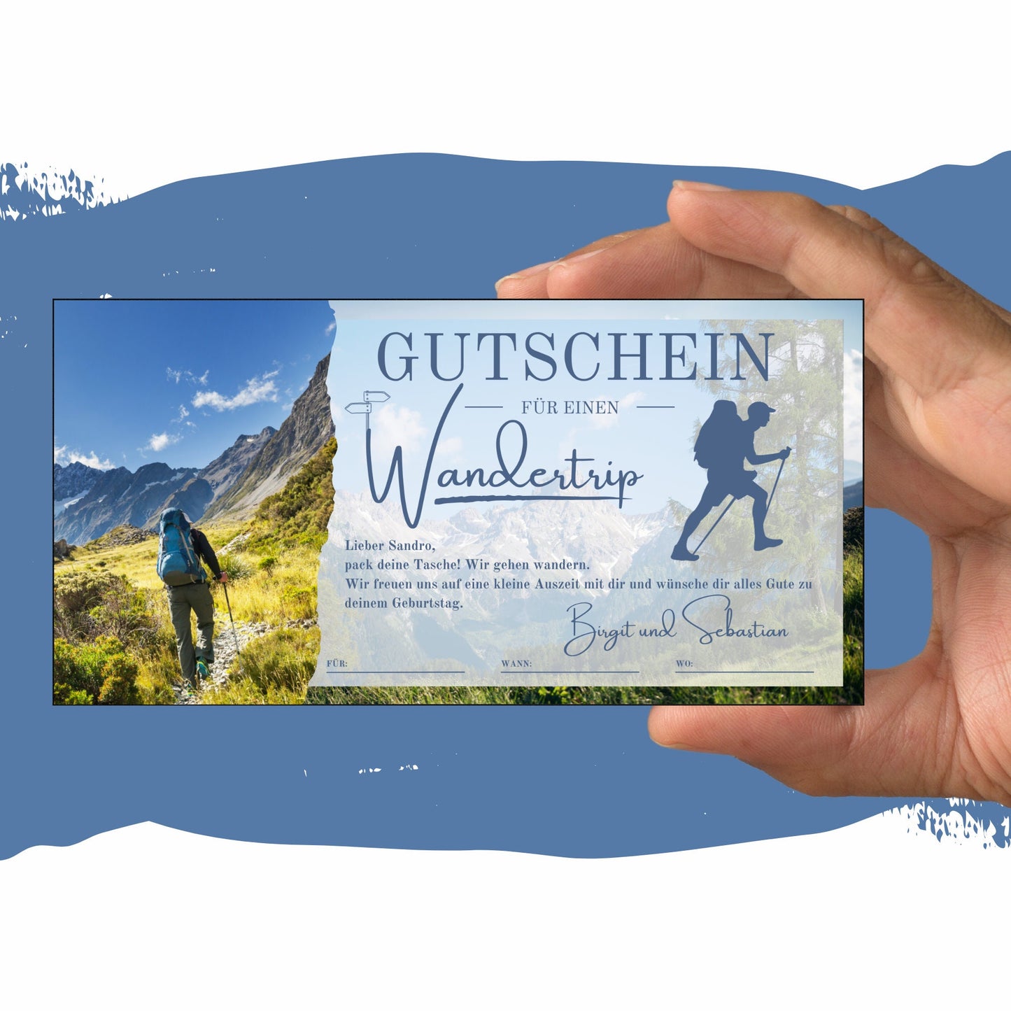 Gutschein - Wanderung Wandertrip Wandergutschein