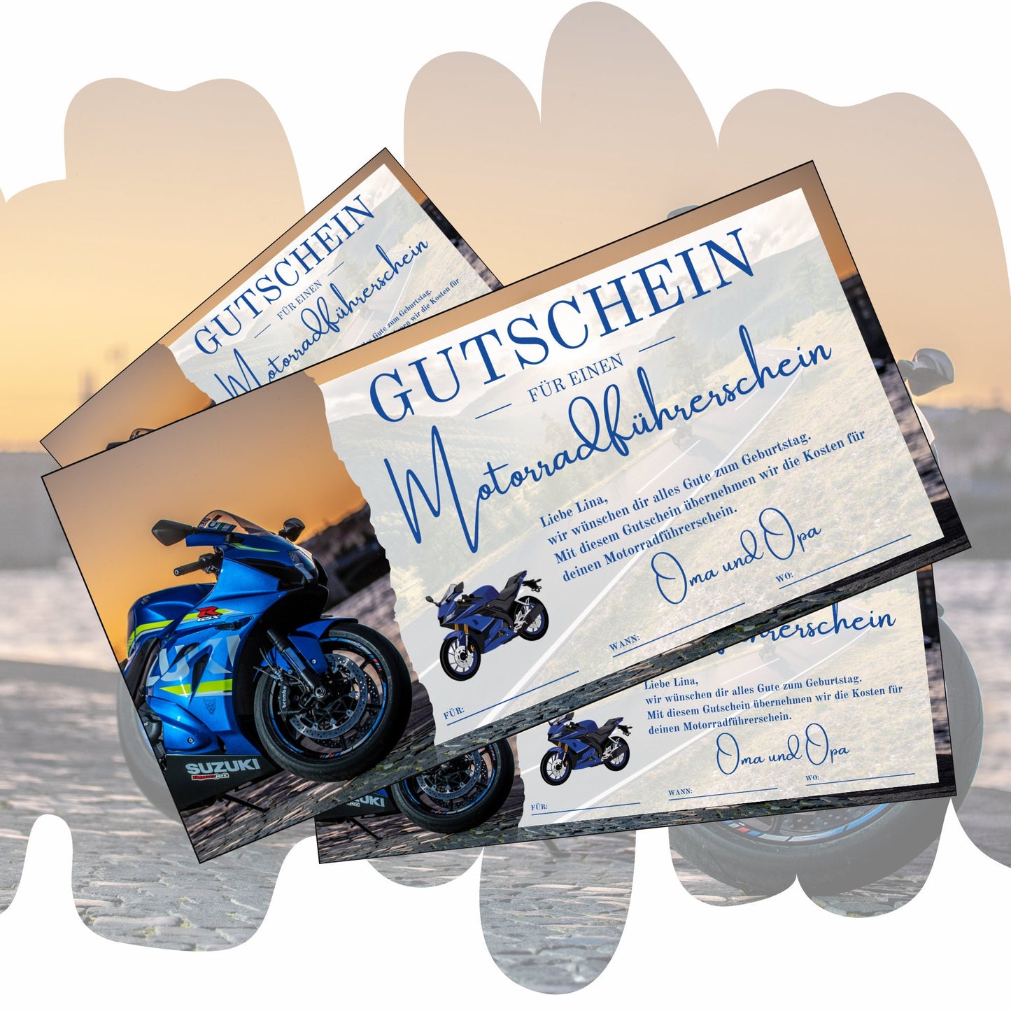 Gutschein - Motorrad Führerschein