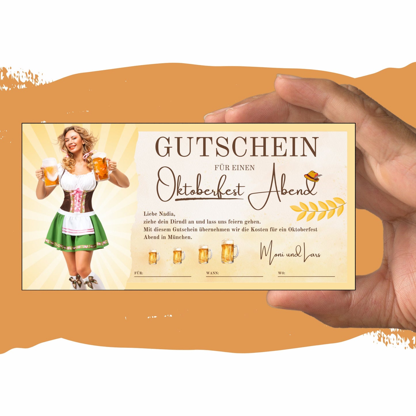 Gutschein - Oktoberfest O'zapft is Bierfest Geschenkidee