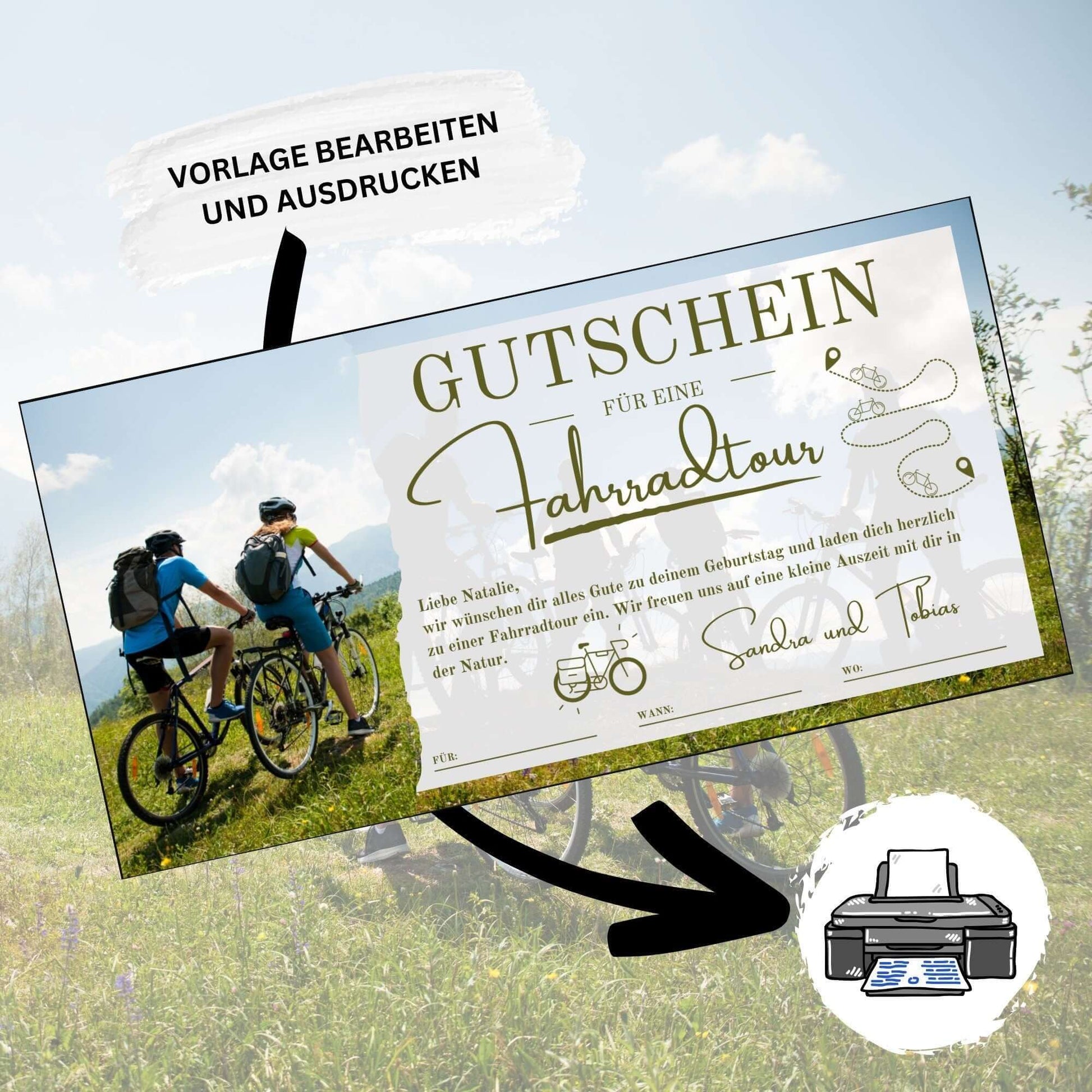 Gutschein Fahrradtour