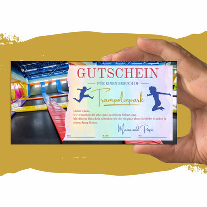 Gutschein - Jump House Erlebnisgutschein Geburtstag