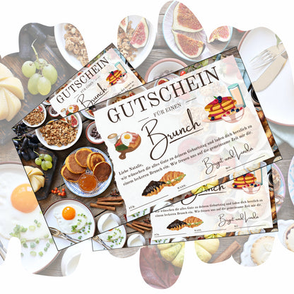 Gutschein - Brunch Frühstück Geschenkgutschein