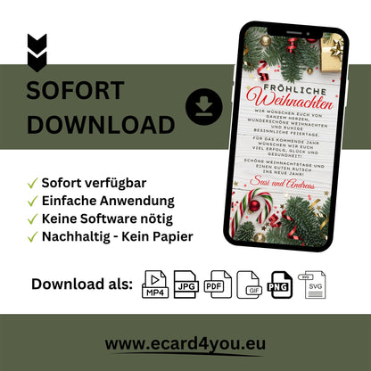 eCARD - Animierte Glückwünsche und Weihnachtgrüße