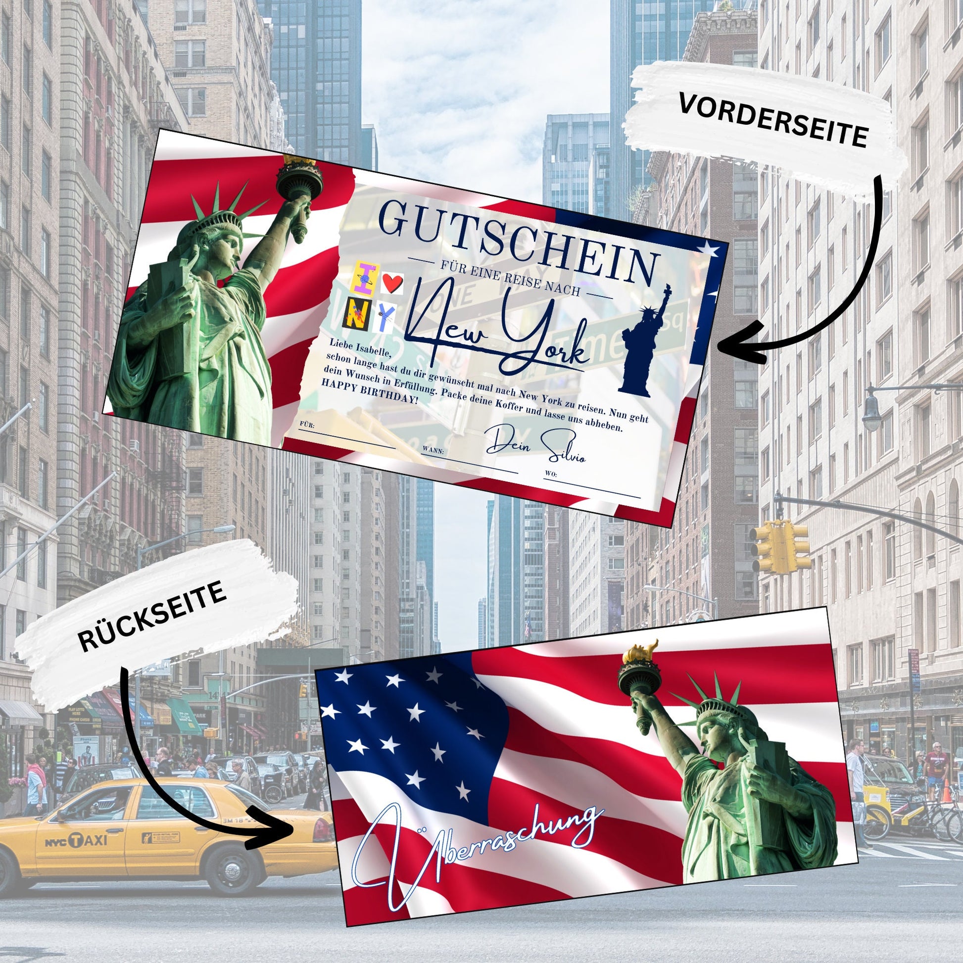 Gutschein - Städtetrip New York USA Reisegutschein - eCARD4you