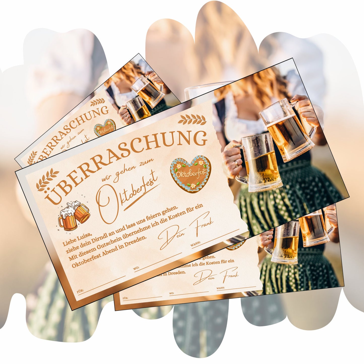 Gutschein - Oktoberfest O'zapft is Bierfest Geschenkidee