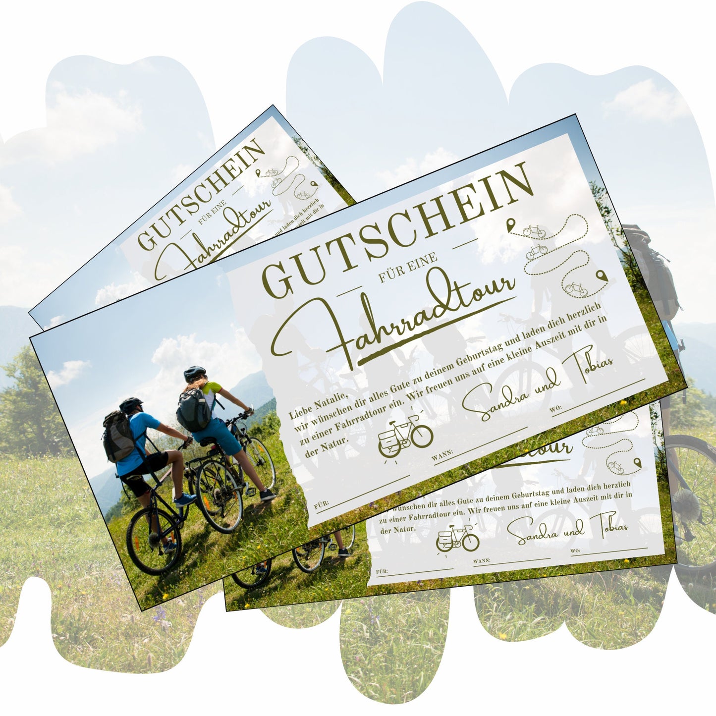 Gutschein - Fahrradtour Fahrradausflug Erlebnisgutschein