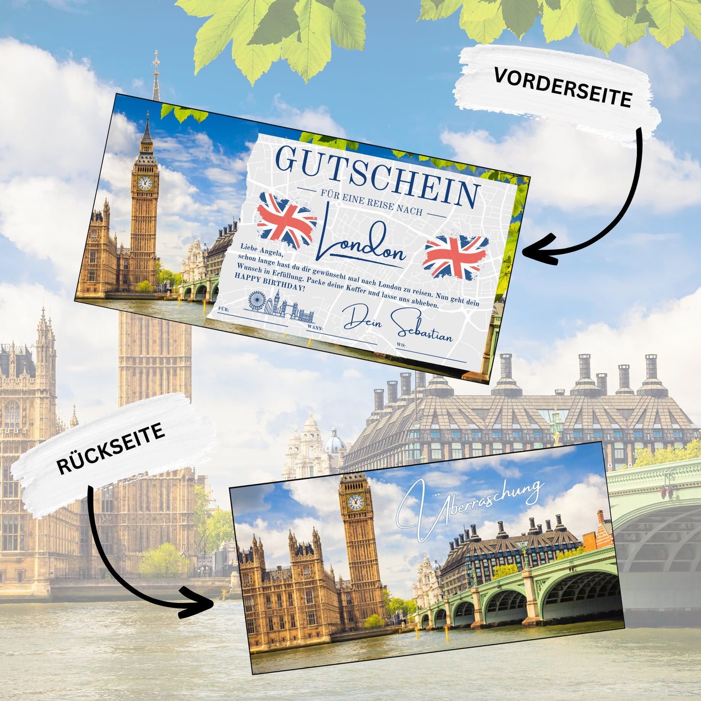 Gutschein - Städtetrip London Reisegutschein