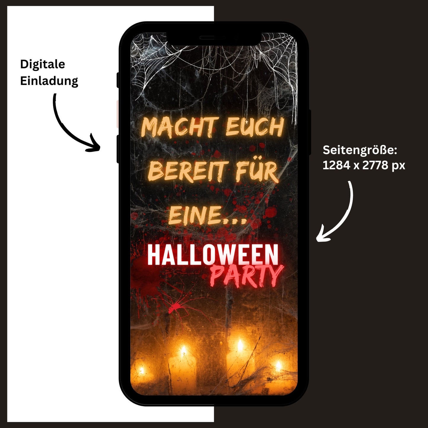 eCARD - Animierte Halloween Einladungskarte