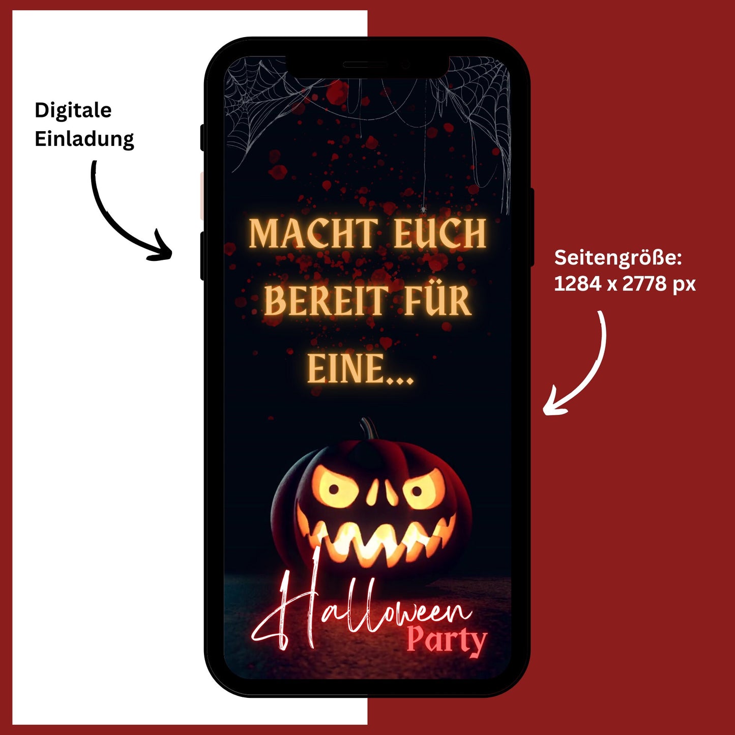 eCARD - Animierte Halloween Einladungskarte