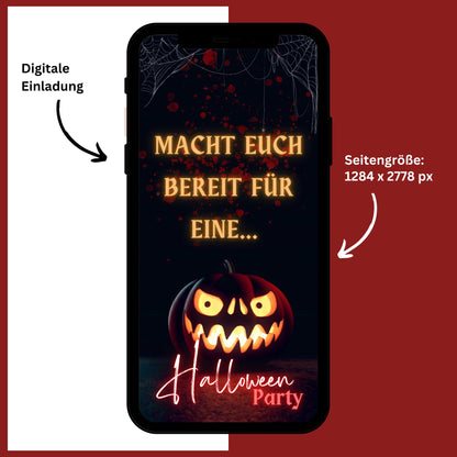 eCARD - Animierte Halloween Einladungskarte