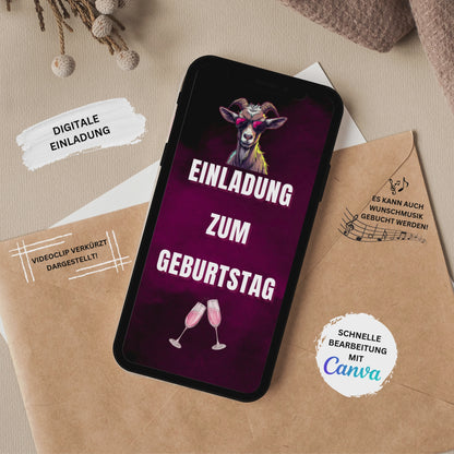 eCARD - Lustige Einladungskarte Geburtstag
