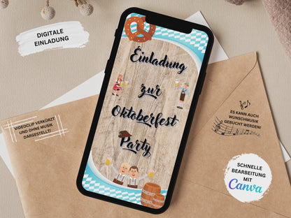 eCARD - Oktoberfest Einladungskarte Geburtstag