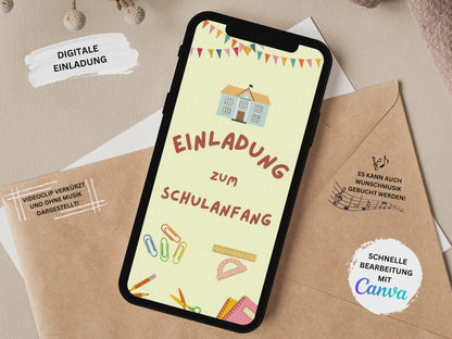 eCARD - Animierte Einladung Schuleinführung