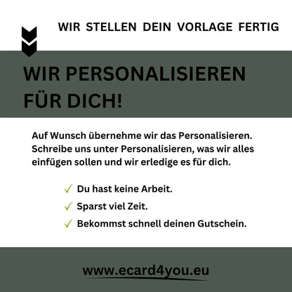 Tankgutschein für MINI Cooper – Personalisierung schnell und einfach, kein Aufwand für dich.