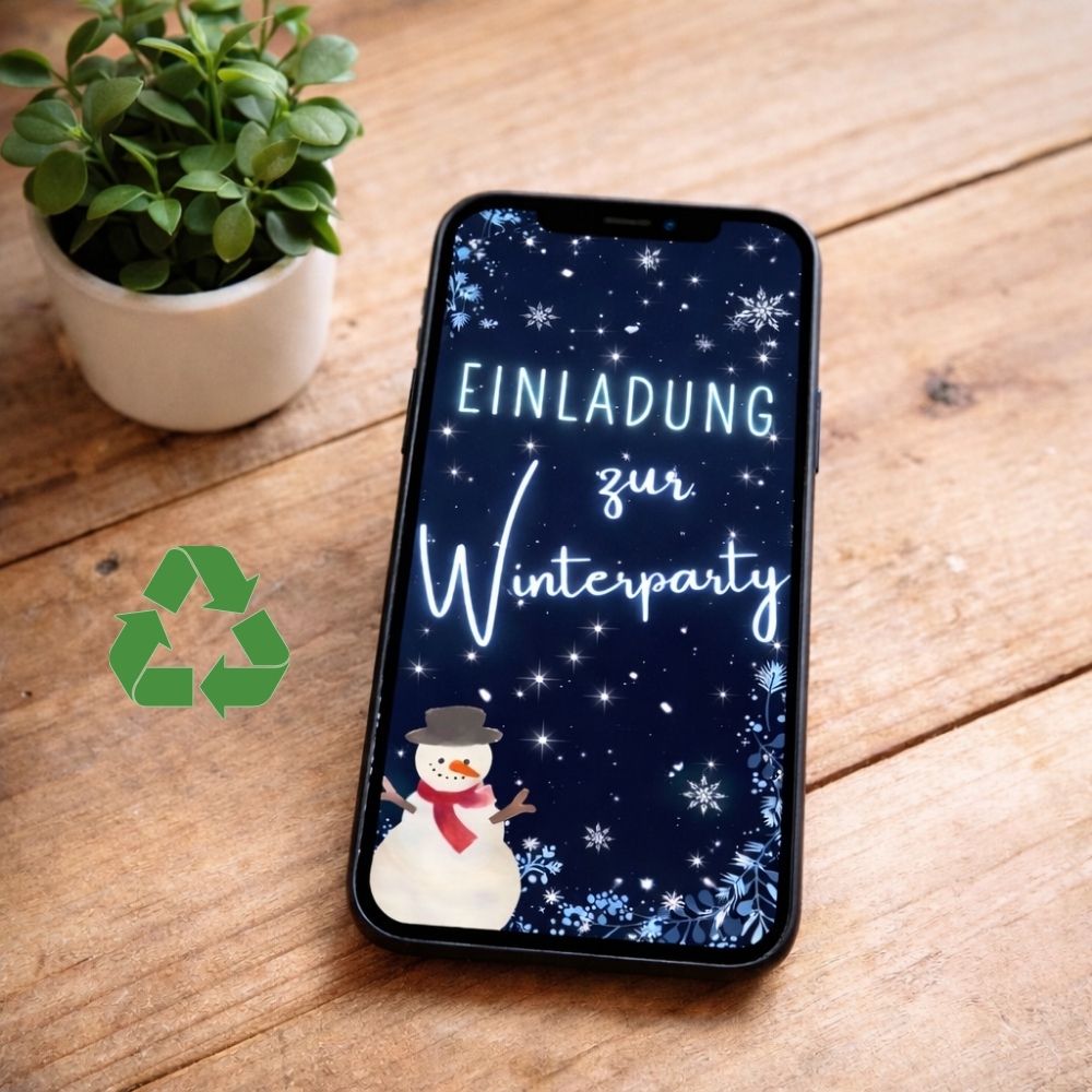 winter wonderland einladung online