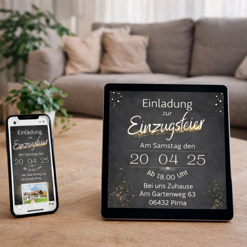 wohnungseinweihung einladung per whatsapp